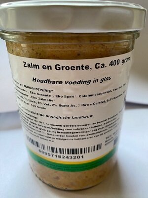 Darf Zalm en groente biologisch in glas