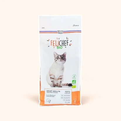 Felichef bio kattenbrok zonder granen voor de volwassen kat
