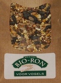 bio-ron voor vogels, biologisch vogelvoer