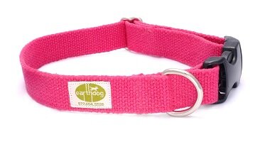 Earth Dog hennep halsband fuchsia