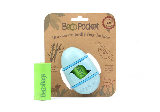 BecoPocket poepzakhouder blauw blue